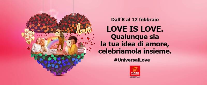 Green Retail  - Universal Love: al Tiare Shopping per San Valentino si celebra l’amore universale 