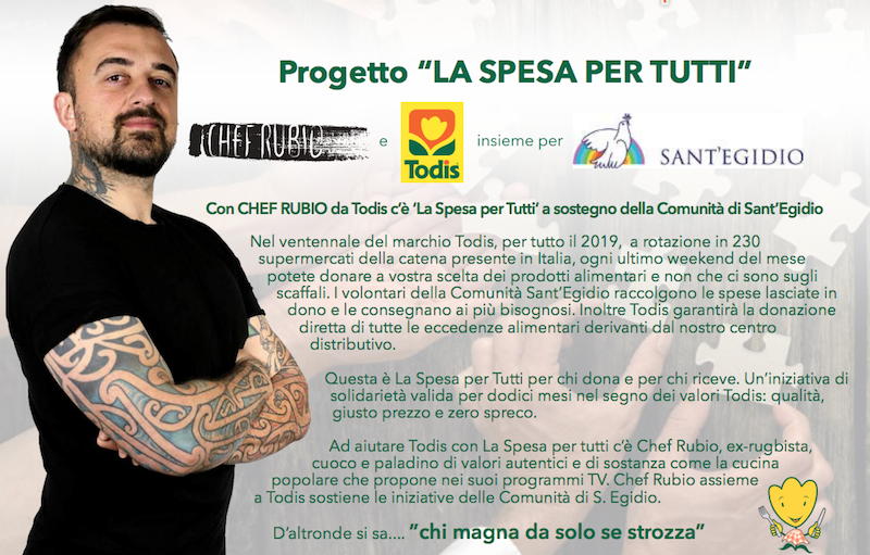 Green Retail  - “La Spesa per Tutti” Todis con Chef Rubio 