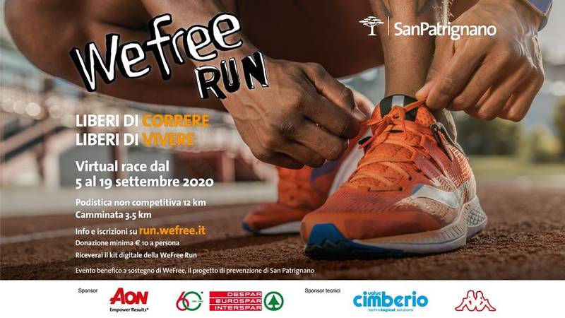 Green Retail  - Despar Italia sponsor della WeFree Run di San Patrignano 
