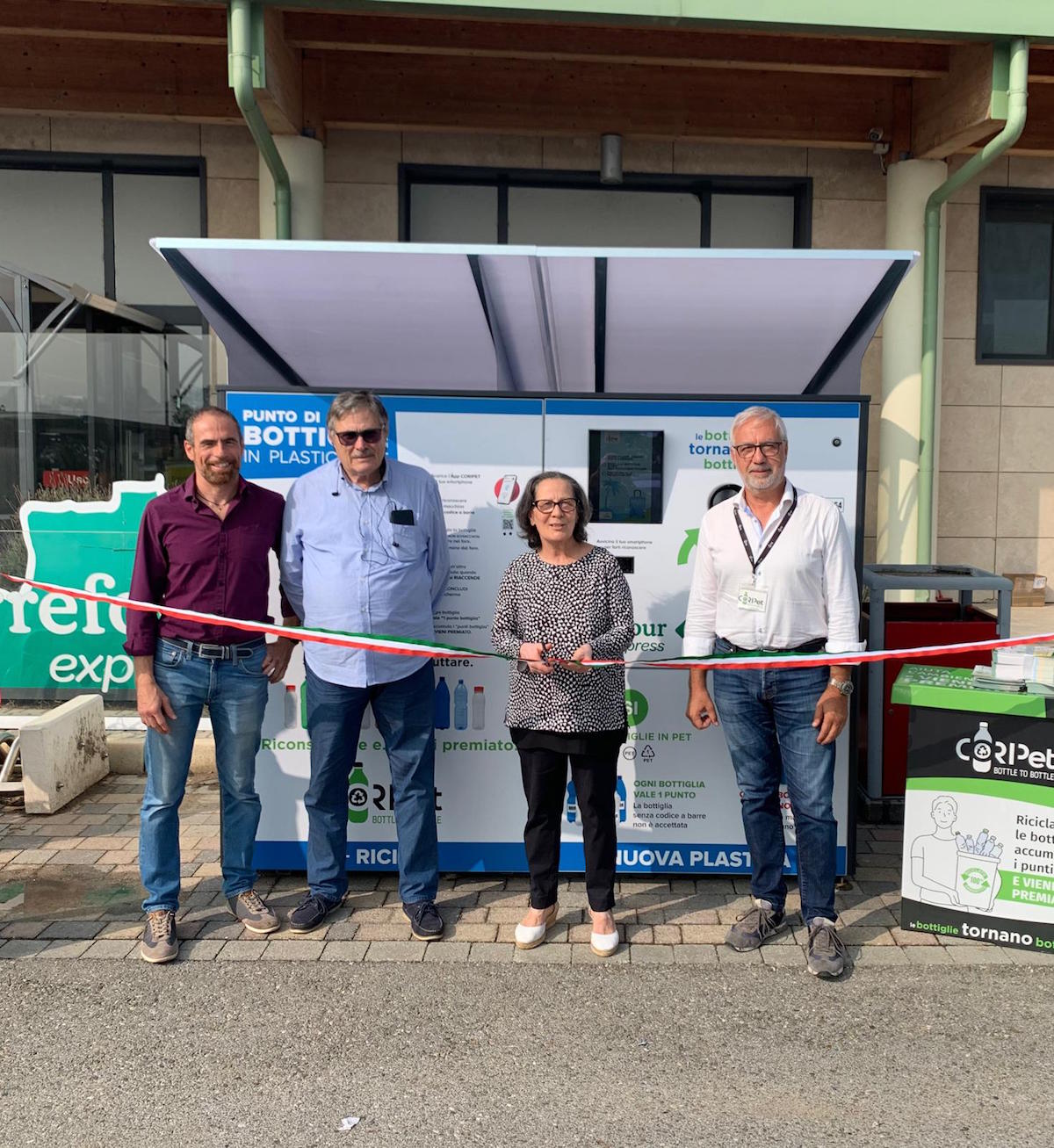 Green Retail  - L’impegno green di Etruria Retail continua con un nuovo ecocompattatore a Capalbio Scalo 